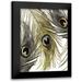 Sophie 6 19x24 Black Modern Framed Museum Art Print Titled - Gold and Silver Feathers I