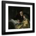 Jan Lievens 15x16 Black Modern Framed Museum Art Print Titled - Prince Charles Louis of the Palatinate with His Tutor Wolrad Von Plessen in Historical Dress