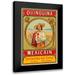 Retrolabel 13x18 Black Modern Framed Museum Art Print Titled - Quinquina Mexican