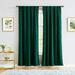 Goory Blackout Luxury UV Protection Drapes Velvet Room Panel Window Curtain Modern Energy Efficient Living Curtains