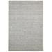 Grey Jute / Silk Rug 6X9 Modern Hand Woven Scandinavian Solid Room Size Carpet