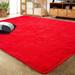 Noahas Luxury Fluffy Rugs Ultra Soft Shag Rug for Bedroom Living Room Kids Room 6 x9 Red