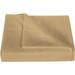 1200 Thread Count 3 Piece Flat Sheet ( 1 Flat Sheet + 2- Pillow cover ) 100% Egyptian Cotton Color Taupe Solid Size Twin XL