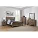 CDecor Home Furnishings Branson Weathered Oak 3-Piece Bedroom Set w/ Dresser & Mirror Wood in Brown | 55 H x 64.5 W x 95.75 D in | Wayfair