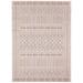 "Liora Manne Avena Panel Stripe Indoor/Outdoor Rug Ivory 6'6"" x 9'3"" - Trans Ocean AVE69745612"