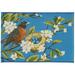 "Liora Manne Esencia Robin's Nest Indoor/Outdoor Mat Blue 2'5"" x 3'11"" - Trans Ocean ECN34958603"