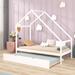 Isabelle & Max™ Tasoula Twin Size Wooden House Bed | Wayfair E62245232E7B420A8CD7D0C978794358