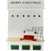 The Holiday Aisle® Mud Room Hanging Figurine Ornament Ceramic/Porcelain in Green/Red/White | 3 H x 4 W x 1 D in | Wayfair