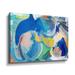 Wrought Studio™ Colorful Burst Abstraction XXII Colorful Burst Abstraction XXII by - Graphic Art on Metal in Blue | 24 H x 32 W x 2 D in | Wayfair