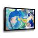 Wrought Studio™ Colorful Burst Abstraction XXII Colorful Burst Abstraction XXII by - Graphic Art on Canvas in Blue | 14 H x 18 W x 2 D in | Wayfair