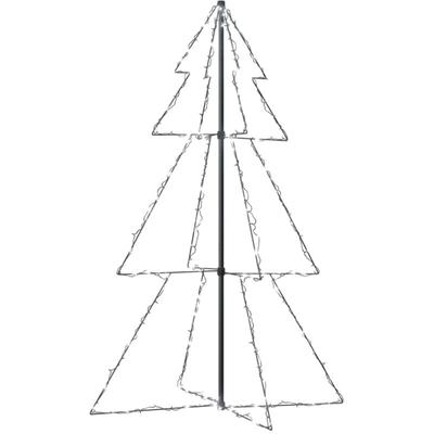 Vidaxl - Weihnachtsbaum,Kunstbaum Kegelform 200 LEDs Indoor Outdoor 98x150 cm