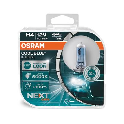 OSRAM COOL BLUE® INTENSE H4 next Gen (2 Stk.) Glühlampe, Fernscheinwerfer,Glühlampe, Nebelscheinwerfer,Glühlampe, Haupts