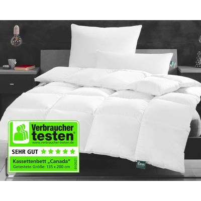 Frankenstolz »fan Canada« Bettdecke Biobasiert Kassettenbett warm / 220x240 cm / 1680g Image
