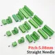 Bornes à vis PCB 2EDG 5.08mm 2 broches 3 broches 4 broches 5 broches 6 broches 7 broches 8