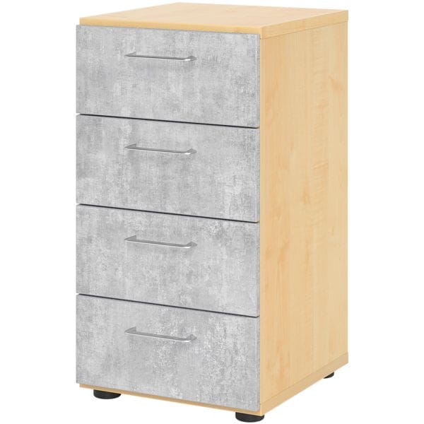 HAMMERBACHER Schubladenschrank »Z-Line« 4 Schübe grau, 40x74.8x42 cm