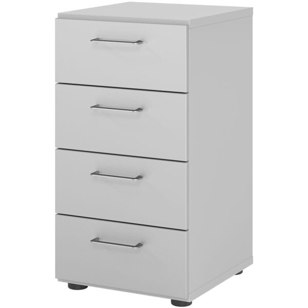 HAMMERBACHER Schubladenschrank »Z-Line« 4 Schübe grau, 40x74.8x42 cm