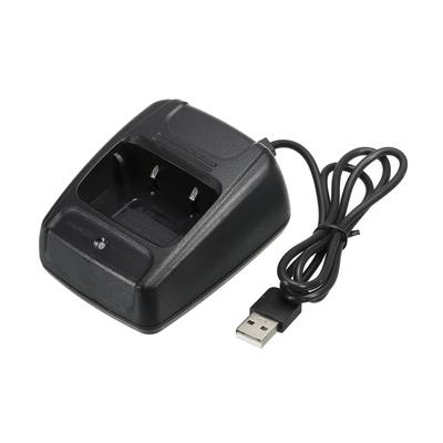 BF-888S Charger USB Plug Adapter for 888S Plus Two Way Radio Walkie-Talkie - Black