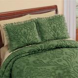 Alyssa Chenille Pillow Sham with Fringe Border