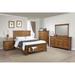 Coaster Furniture Brenner Rustic Honey 4-piece Storage Bedroom Set