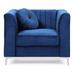 LYKE Home Delaney Channel Tufted Chair