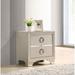 Coaster Furniture Salford Metallic Sterling 2-drawer Wooden Nightstand