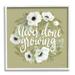 Stupell Industries Never Done Growing Spring Floral Sentiment White Poppies 17 x 17 Design by House Fenway