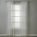 SKL Home Embroidered Rod Pocket Sheer Curtain Panel 52 x 63