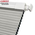 Keego No Drilling Cordless Cellular Shades Honeycomb Window Blinds Easy Installation Heat Insulating Noise Reducing Curtains Blackout Gray 44.5 w x 70 h