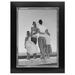 5x7 Picture Frame UPTOWN METAL - Black Two-Tone