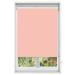 ShadePix Window Shade - Blackout Roller Window Shade Custom 50 x 72 Pink Pastel by WindowPix