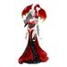 Ebros Nene Thomas Red Fire Dragon Witch Statue 12 H Queen Of Shadows Severeielle Decorative Mythical Fantasy Figurine Collectible