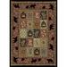 3 ft. 11 in. x 5 ft. 3 in. American Destination Masters Lodge Ebony Area Rug