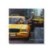 Stupell Industries Quirky Ostrich Monkey Taxi New York Traffic Canvas Wall Art 36 x 36 Design by Lucia Heffernan