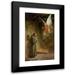 Luis MenÃ©ndez Pidal 10x14 Black Modern Framed Museum Art Print Titled - Vision of San Francisco De Asis (1888)