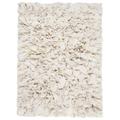 SAFAVIEH Rio Shag Collection SG951W Handmade Creme Rug