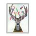 Stupell Industries Fisherman Deer Floater Bait Antlers Cute Painting 24 x 30 Design by Kamdon Kreations