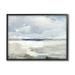 Stupell Industries Layered Abstract Beach Scenery Distant Land Clouds Painting Black Framed Art Print Wall Art Design by Sophie 6