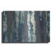 Luxe Metal Art Deep Woods III Indigo on Gray by Albena Hristova Metal Wall Art 36 x24