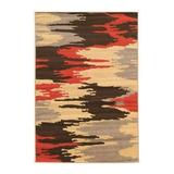 Hawthorne Collection 8 x 10 2 Rug in Brown and Terracotta