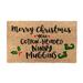 iOPQO Christmas Ornaments Christmas Door Mat Carpet Christmas Doormat Personalized Front Door Decoration Christmas Decoration Mat (Right-Angle Side) F Christmas Decorations Clearance