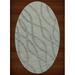 Dalyn Dover Area Rug DV10 Dv10 Seaglass Swirls Waves 9 x 12 Oval