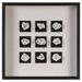 Bowery Hill Contemporary Geode Wall Art in Black and Natural