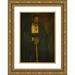 Ã�ngel ZÃ¡rraga 14x18 Gold Ornate Wood Frame and Double Matted Museum Art Print Titled - The Old Man with the Scapular