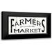 Jacobs Cindy 14x9 Black Modern Framed Museum Art Print Titled - Farmers Market I