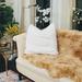 Faux Fur Euro Throw Pillows with Adjustable Inserts 26 x 26
