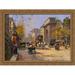 St.Martin Spring 38x28 Large Gold Ornate Wood Framed Canvas Art by Edouard Cortes