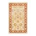 Hand-Knotted Wool Oriental Traditional Ivory Area Rug 3 2 x 5 2