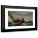 Winslow Homer 14x11 Black Modern Framed Museum Art Print Titled - Breezing Up (A Fair Wind) (1873-1876)