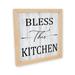 Bless This Kitchen Wood Sign Wall DÃ©cor Farmhouse Kitchen DÃ©cor Rustic Kitchen Sign Home Sign Small Signs Made in USA 10x10 F1-10100001011