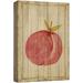 wall26 Canvas Print Wall Art Antique Retro Wood Panel Red Apple Fruit Cooking Sketch Digital Art Modern Art Decorative Bohemian Chic Kitchen/Food Rustic for Living Room Bedroom Office - 32 x48